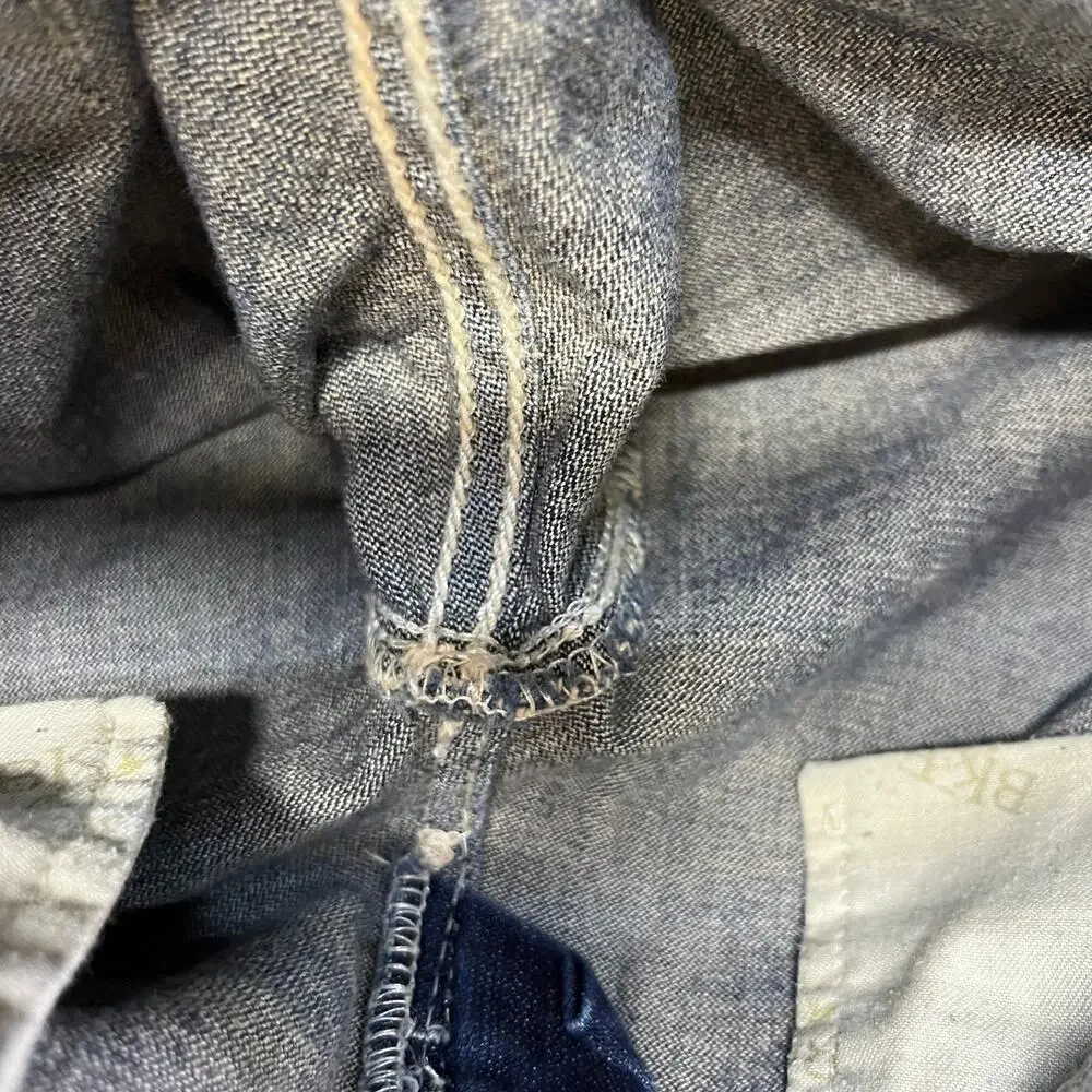 BKE Jeans Women's 26 (2) Dark Blue Kate Capri Stretch Preppy Normcore Casual - Picture 7 of 14